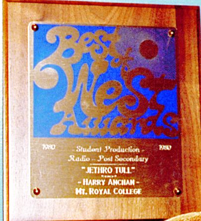 Award for Tull documentary